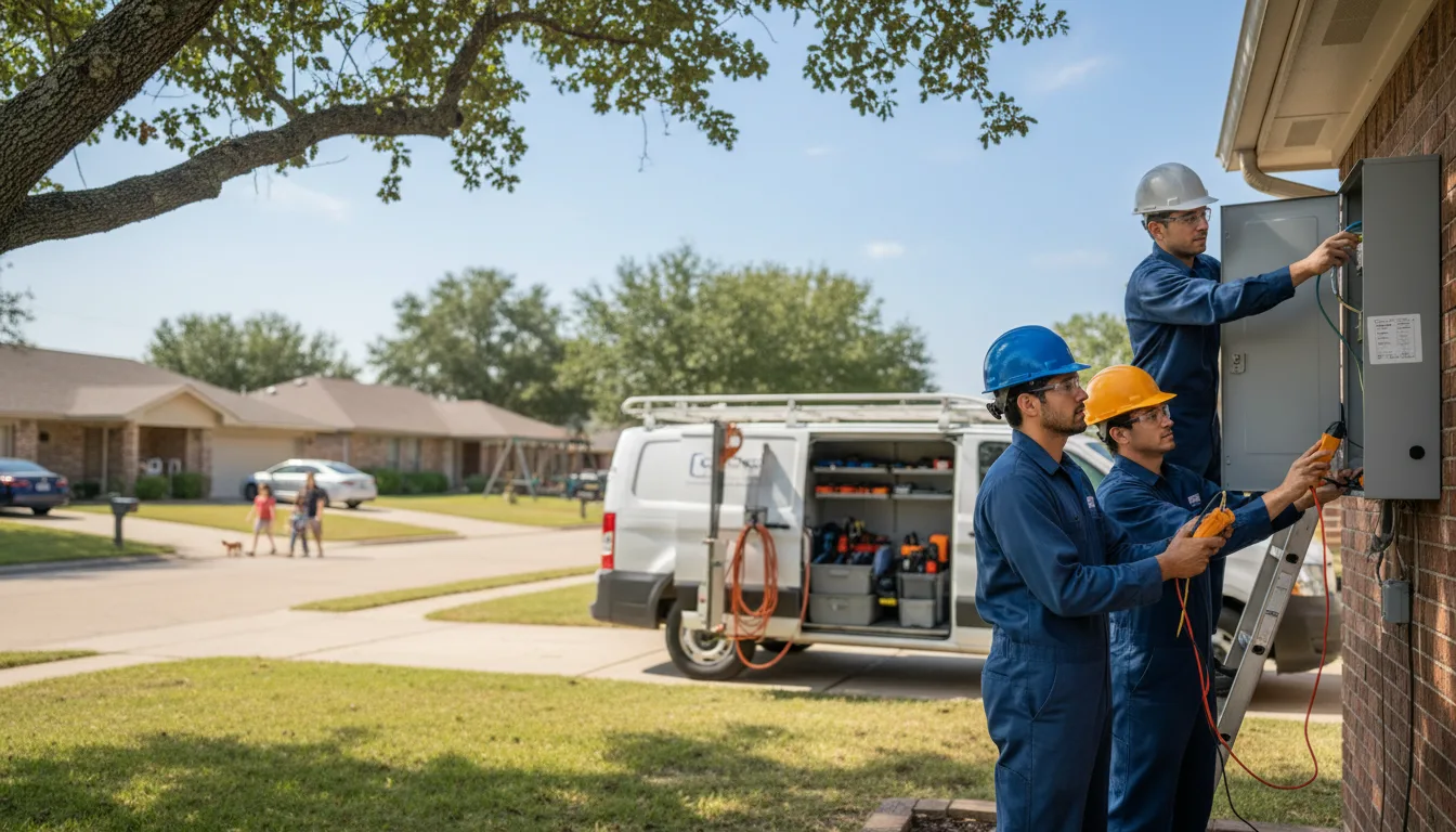 Certified electrician providing emergency electrical services in Mona, UT